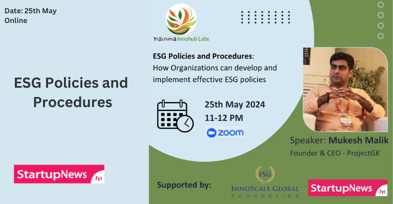 ESG Policies and Procedures | May 25