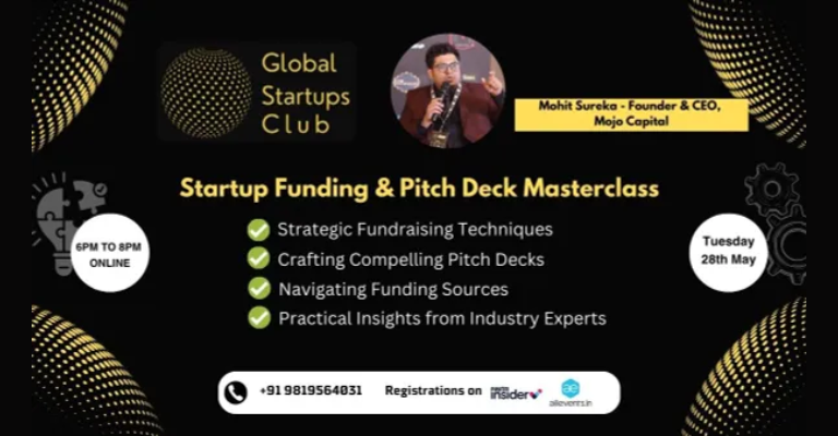 Startup Funding & Pitch Deck Masterclass | May 28