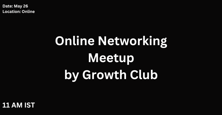 Networking Meet-up | May 26