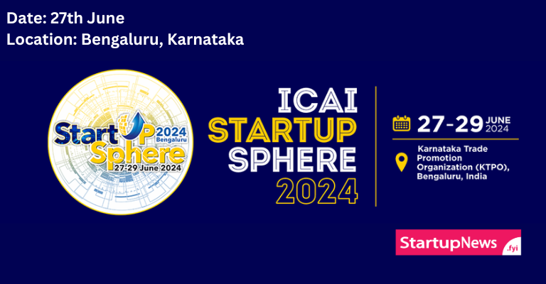 ICAI Startup Sphere 2024 | Bengaluru | June 27