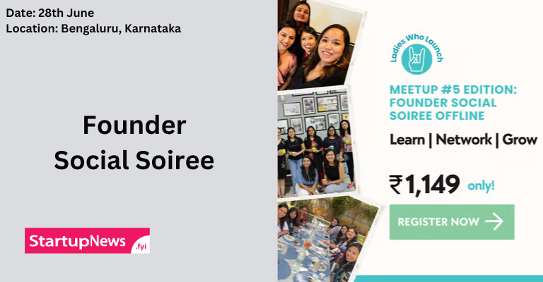 Founder Social Soiree | Bengaluru | June 28