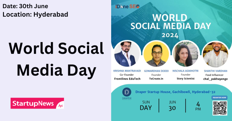 World Social Media Day | Hyderabad | June 30
