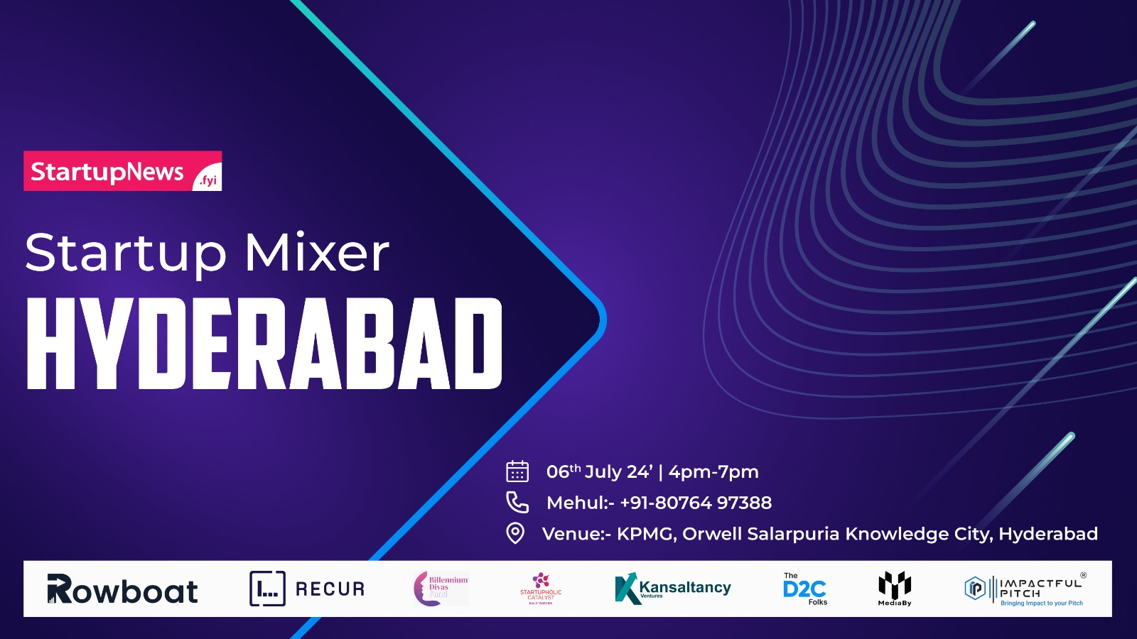 Startup Mixer | Hyderabad | July 6
