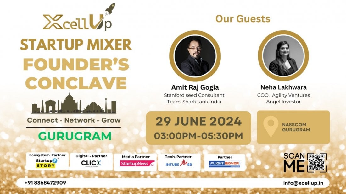 XcellUp Founder’s Conclave | Delhi NCR | June 29