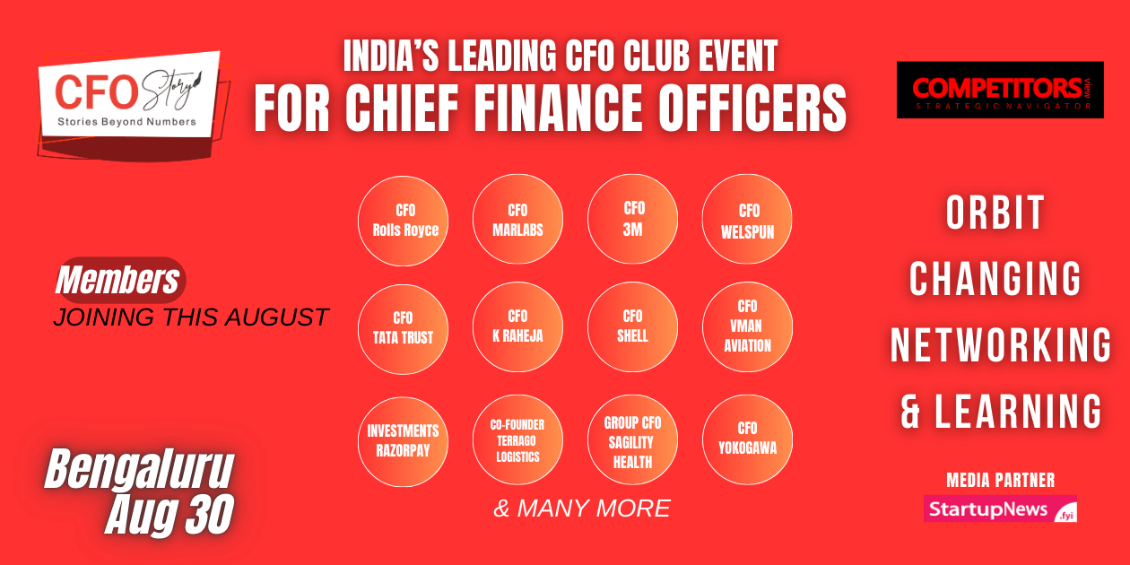 CFO Story Club | Bengaluru | August 30