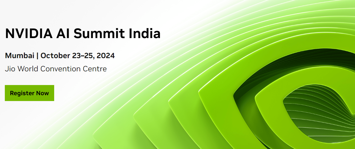 NVIDIA AI Summit India | Mumbai | October 23 – 25