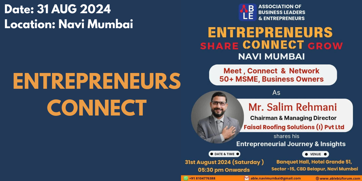Entrepreneurs Connect | Mumbai | August 31