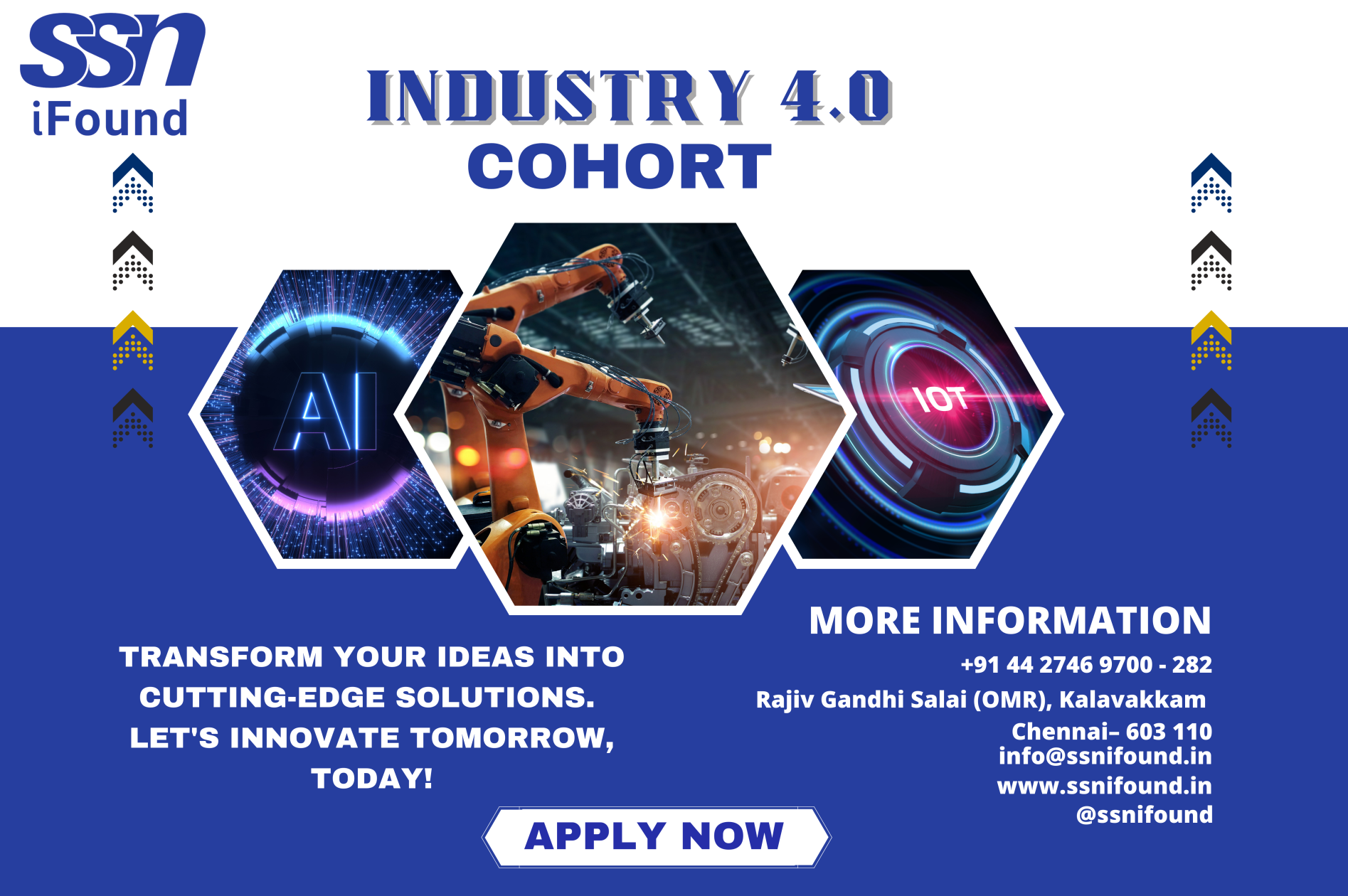 SSN iFound Industry 4.0 Cohort | Chennai