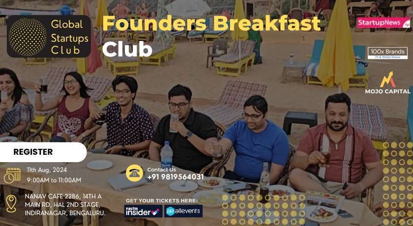 GSC – Founders Breakfast Club | Bengaluru | August 11
