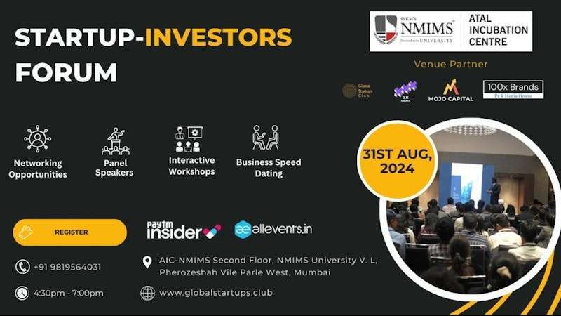 Startup Investors Forum 2024 | Mumbai | August 31