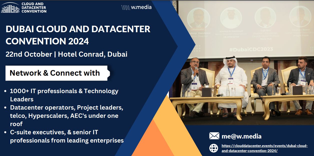 Cloud & Datacenter Convention and Awards | Dubai | October 22