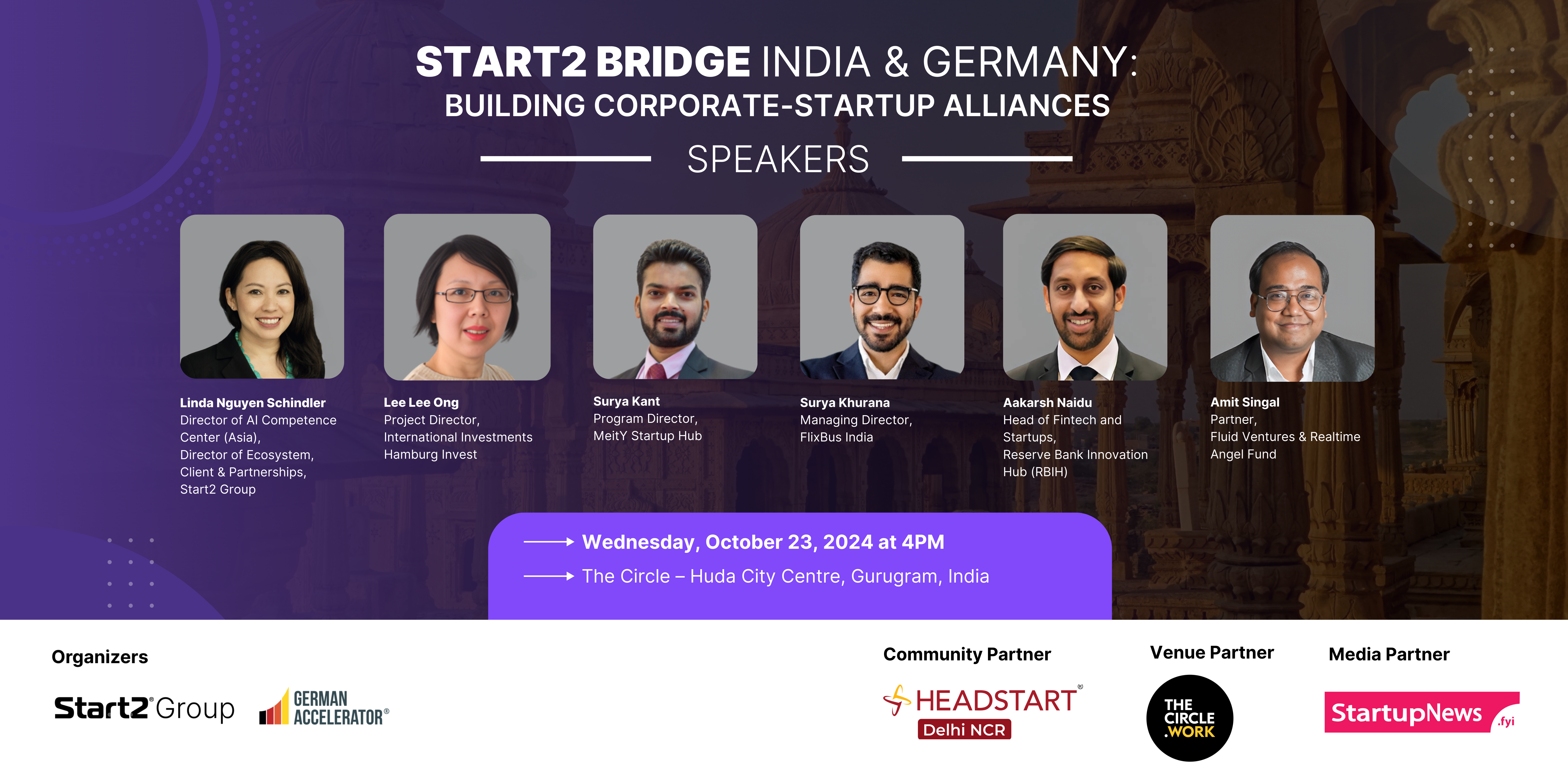Start2 Bridge India & Germany |  Gurugram | October 23