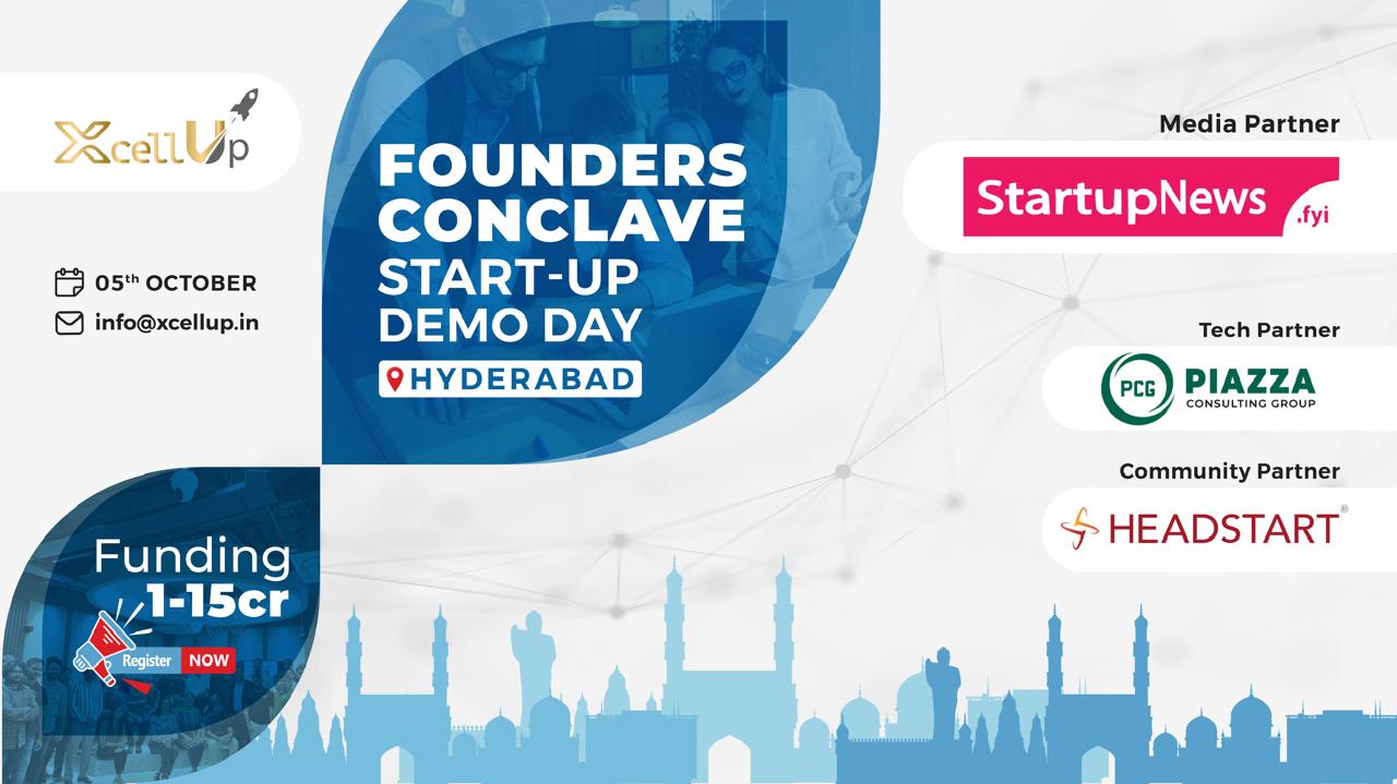 Founder’s Conclave Startup Demo Day | Hyderabad | October 5