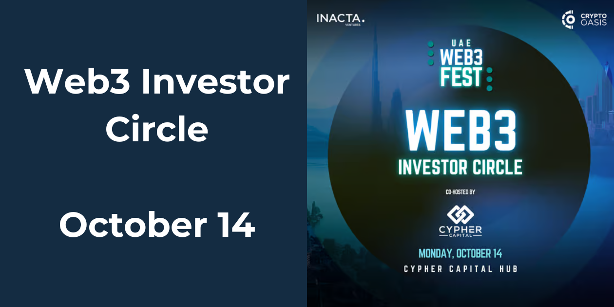 Web3 Investor Circle | October 14