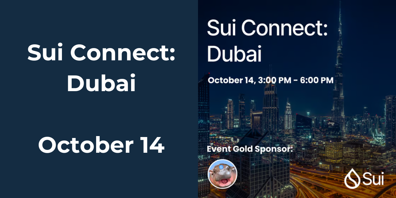 Sui Connect: Dubai | October 14