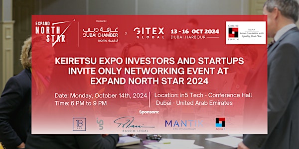 Keiretsu Expo Investors and Startups Invite Only Event – ENS | October 14