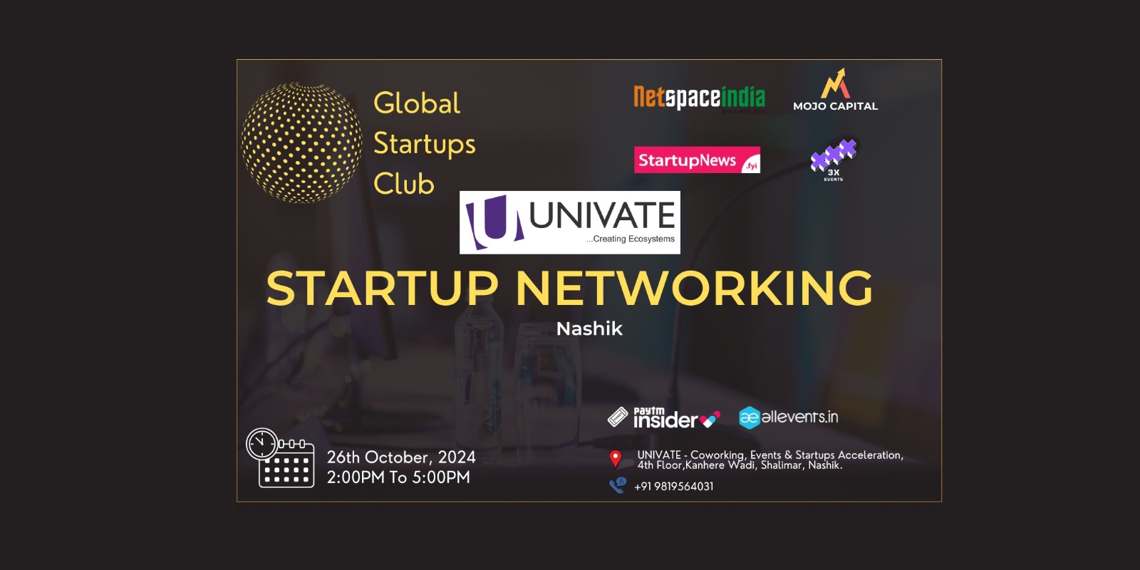 Startup Networking | Nashik | October 26