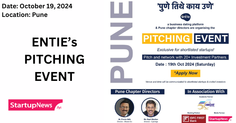 Entie’s Pitching Event | Pune | October 19