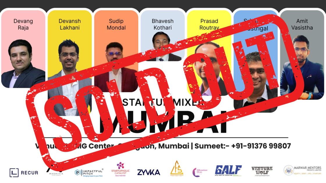 Startup Mixer | Mumbai | October 5