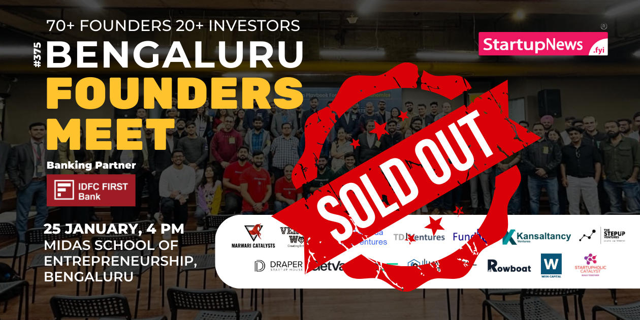 Founders Meet | Bangalore | January 25