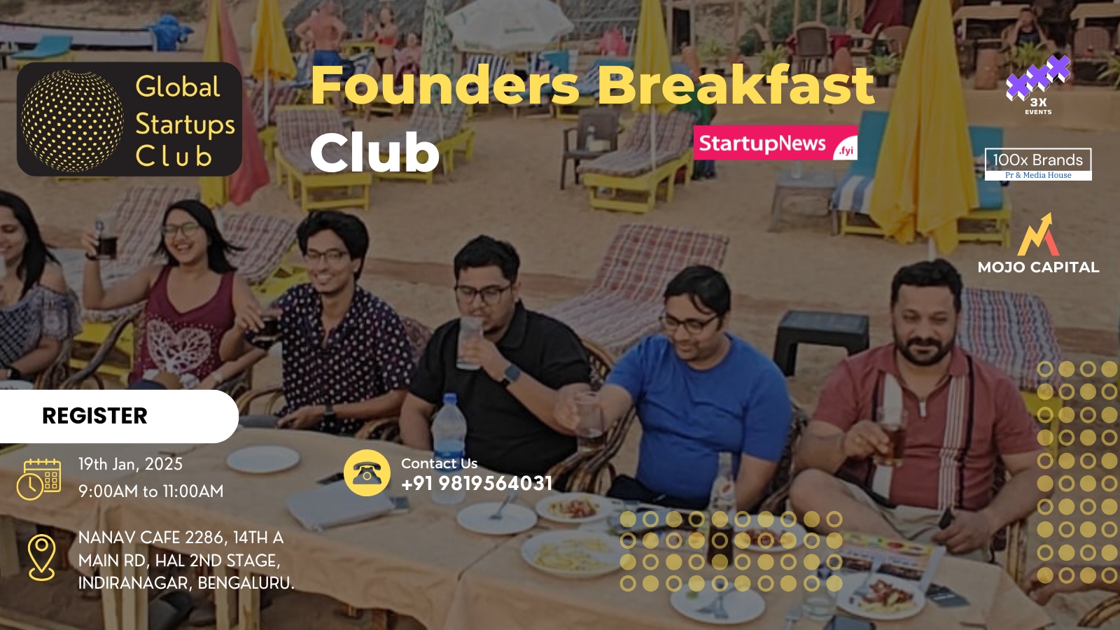 Founders Breakfast Club | Bengaluru | January 19