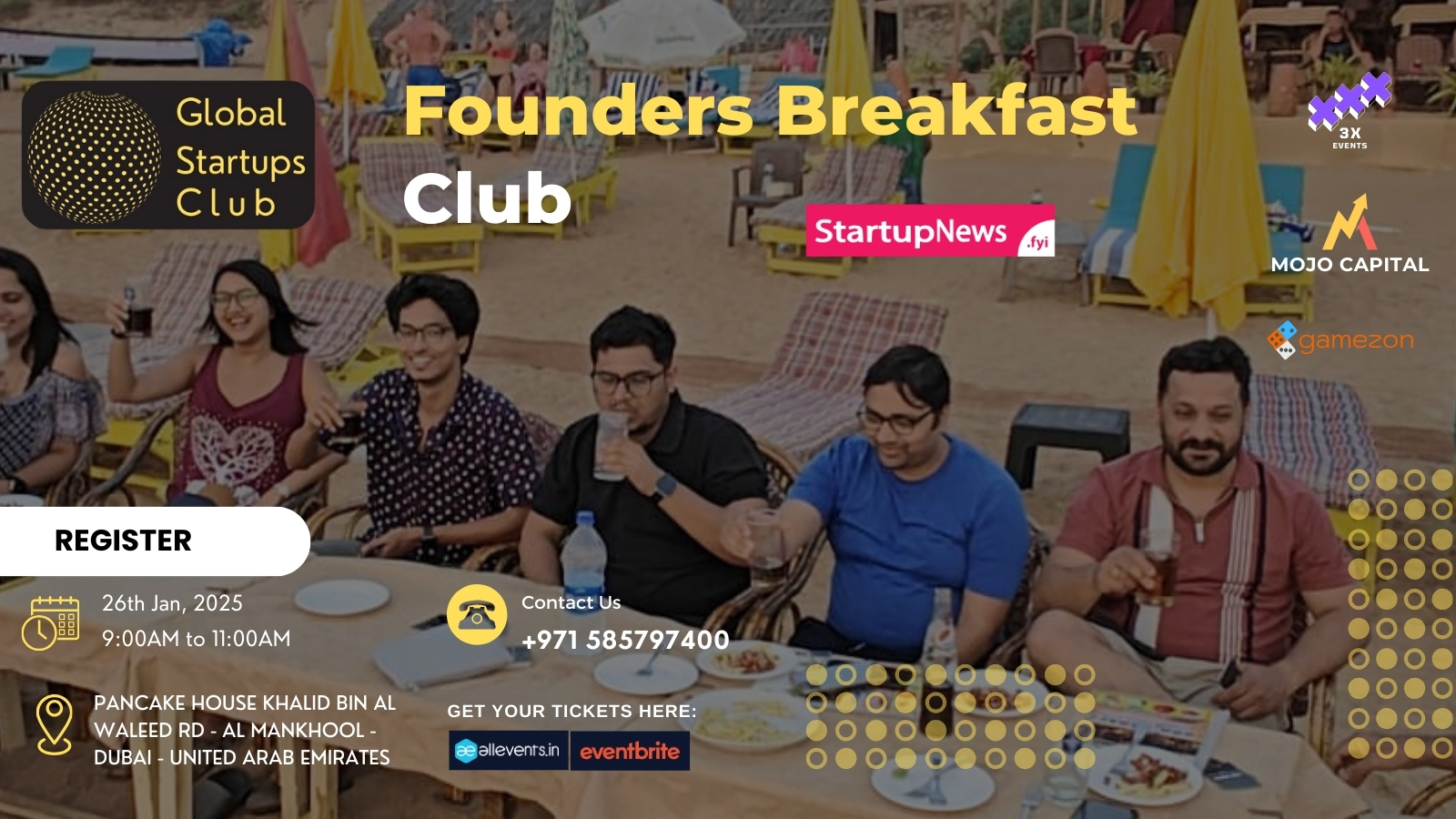 Founders Breakfast Club | Dubai | January 26