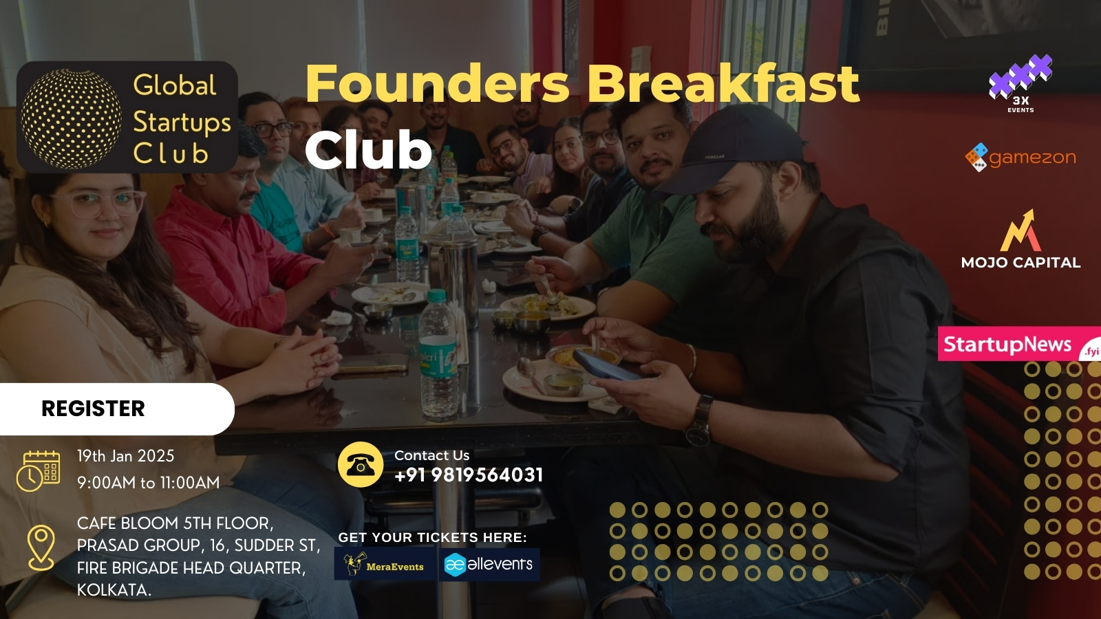 Founders Breakfast Club | Kolkata | January 19