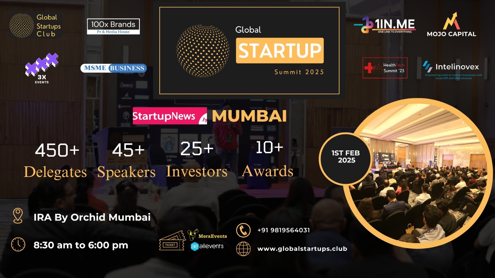 Global Startup Summit 2025 | Mumbai | February 1