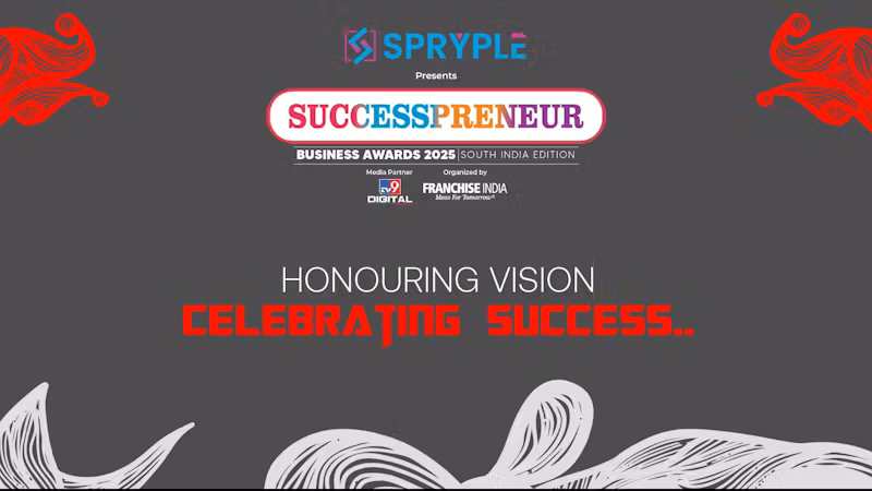 Successpreneur Awards 2025 | Hyderabad | Mar 9 