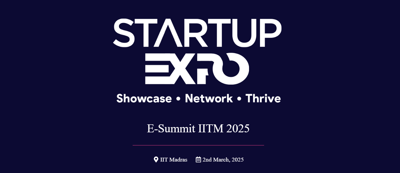 Startup Expo – IIT Madras | Chennai | Mar 2