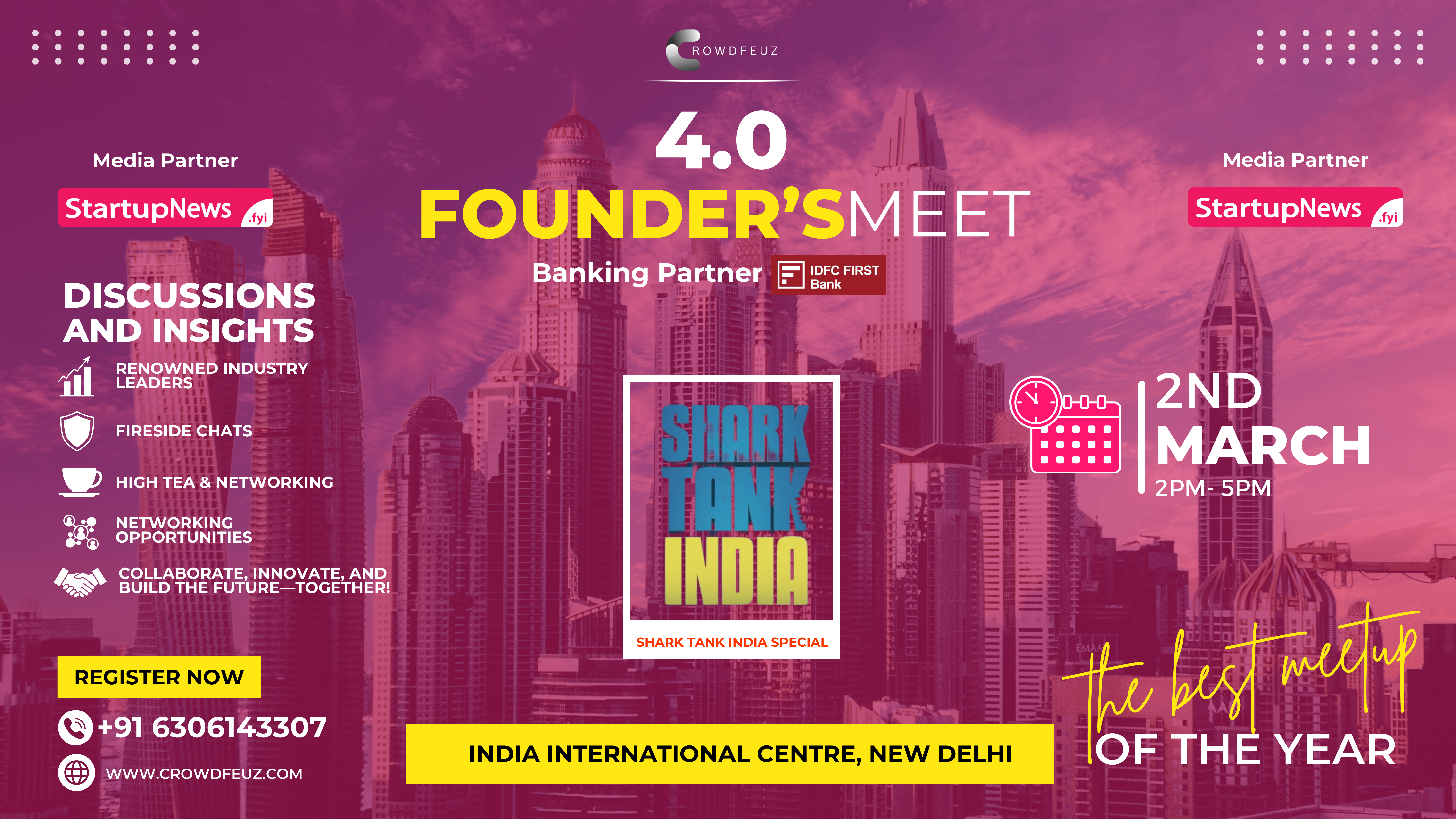 Founder’s Meet 4.0 | New Delhi | Mar 2