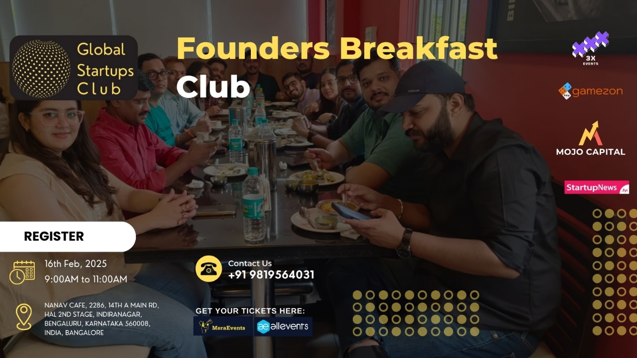 Founders Breakfast Club 2025 | Bengaluru | Feb 16