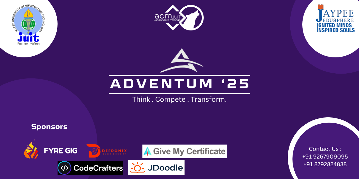 Adventum ’25 | Himachal Pradesh | Mar 27-29