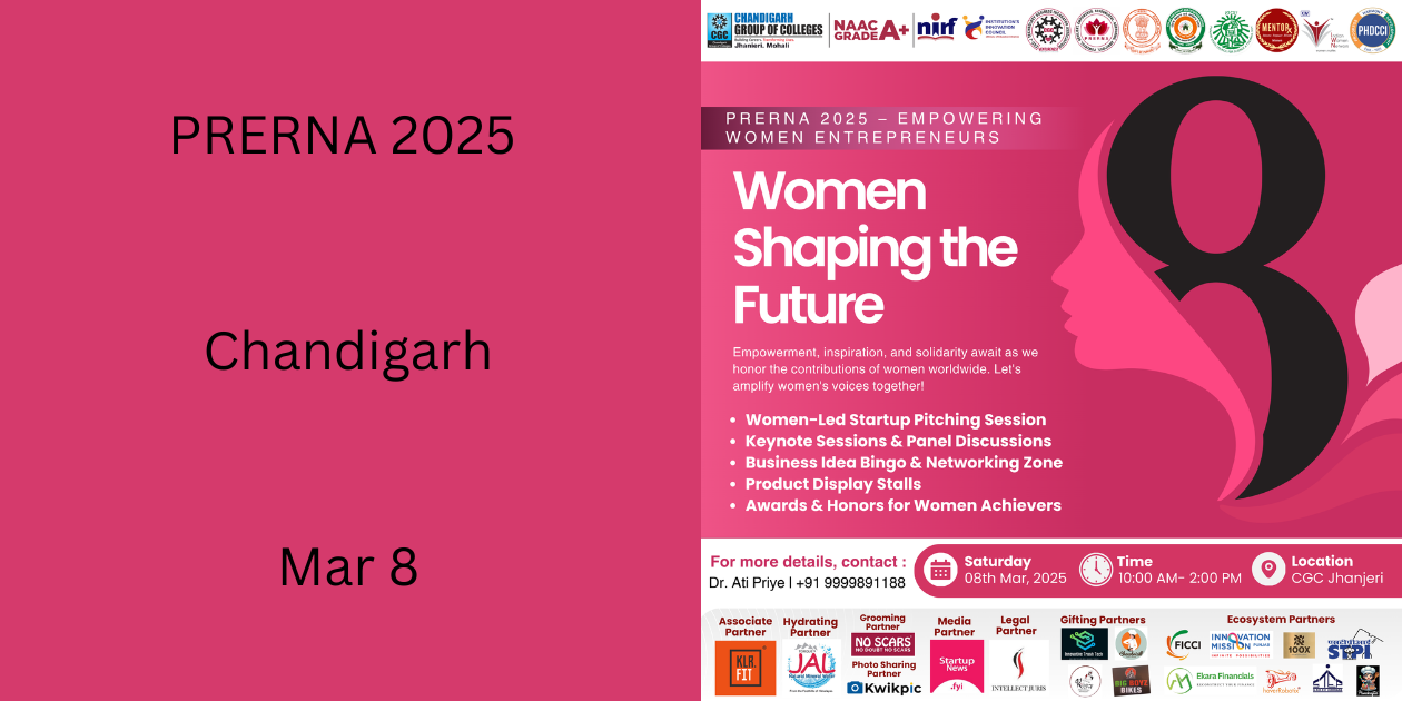 PRERNA 2025 | Chandigarh | Mar 8