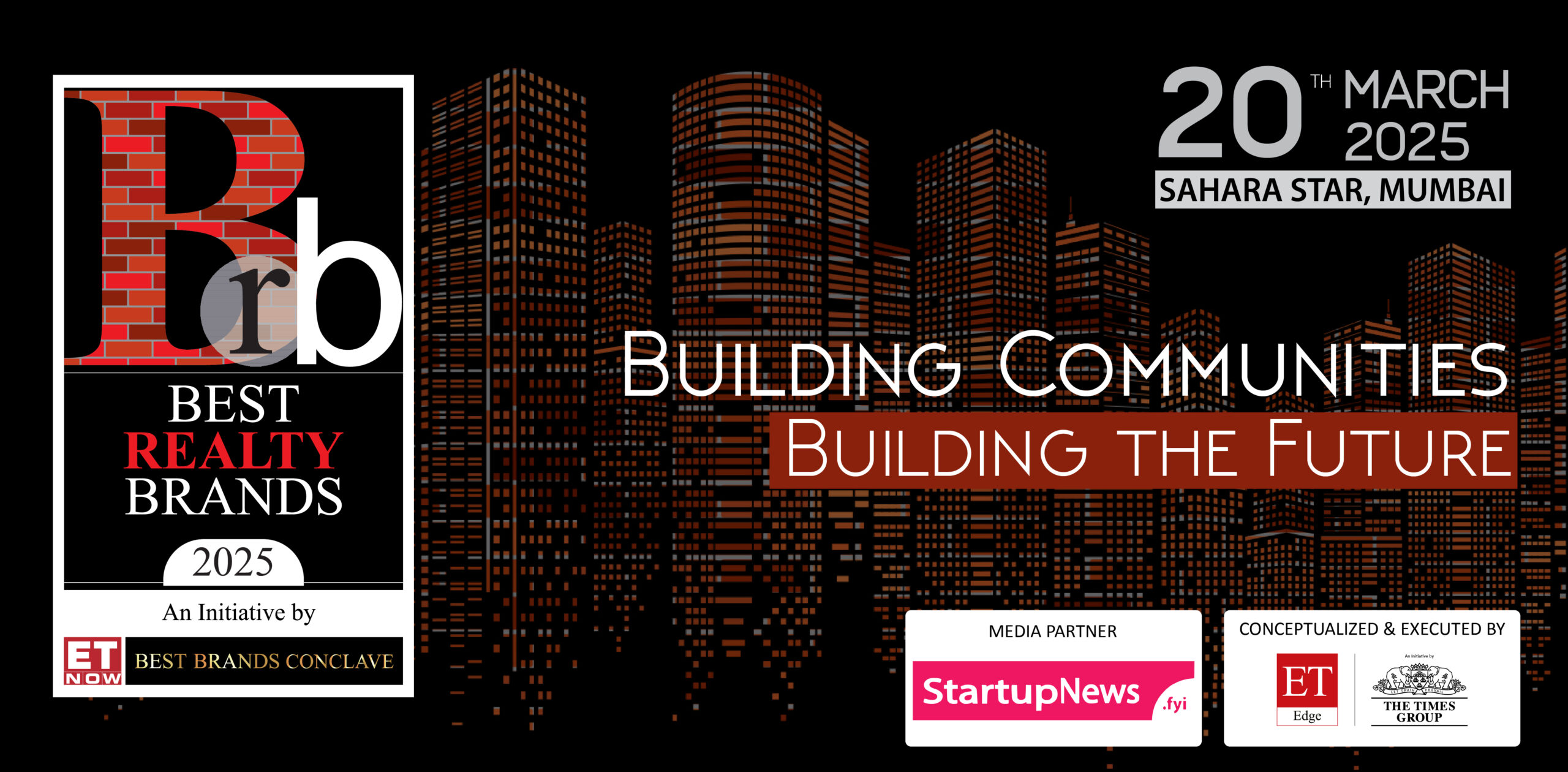 ET Now Best Realty Brands 2025 | Mumbai | Mar 20