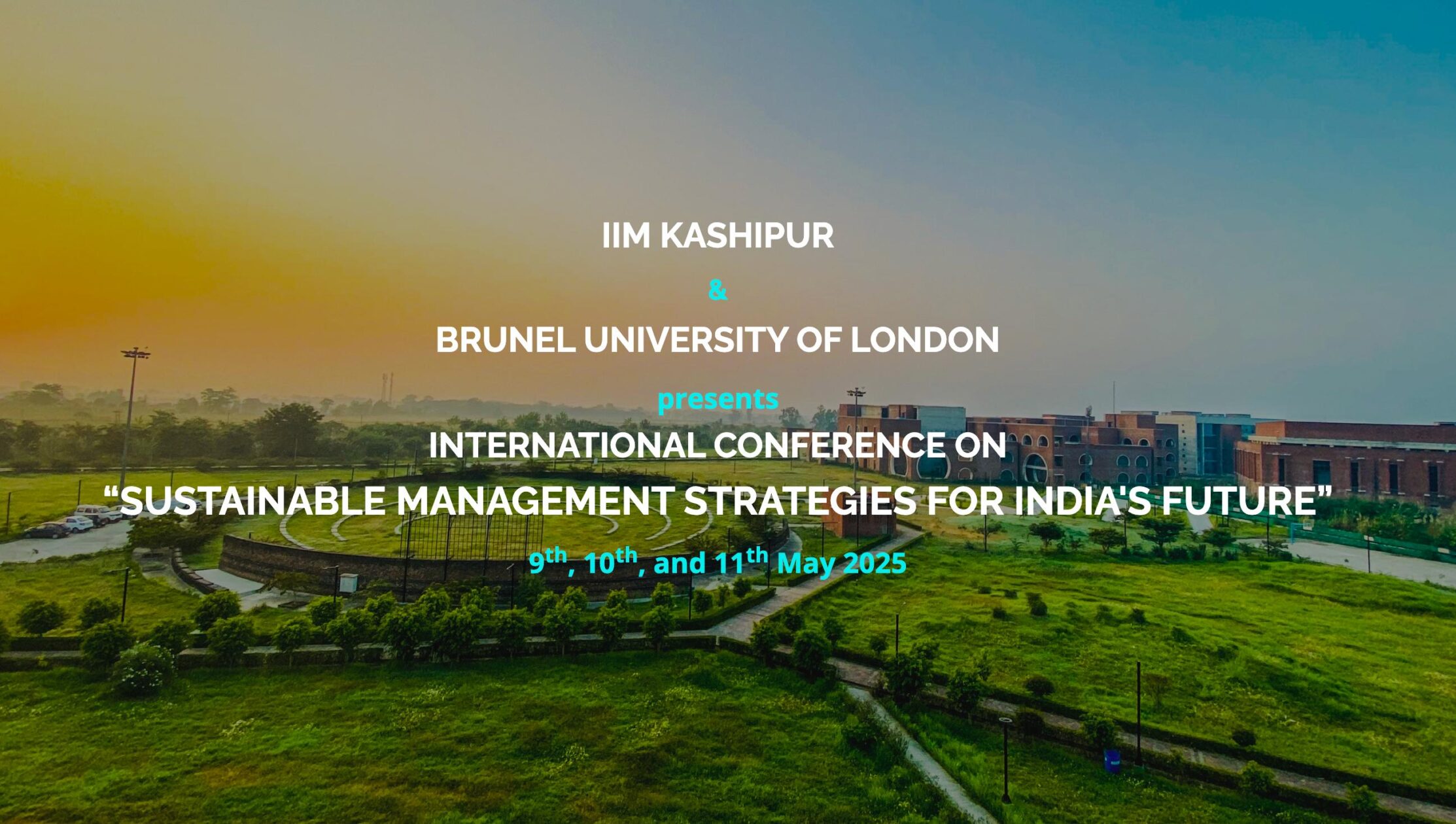 International Conference on “Sustainable Management Strategies for India’s Future” | Kashipur | May 9-11