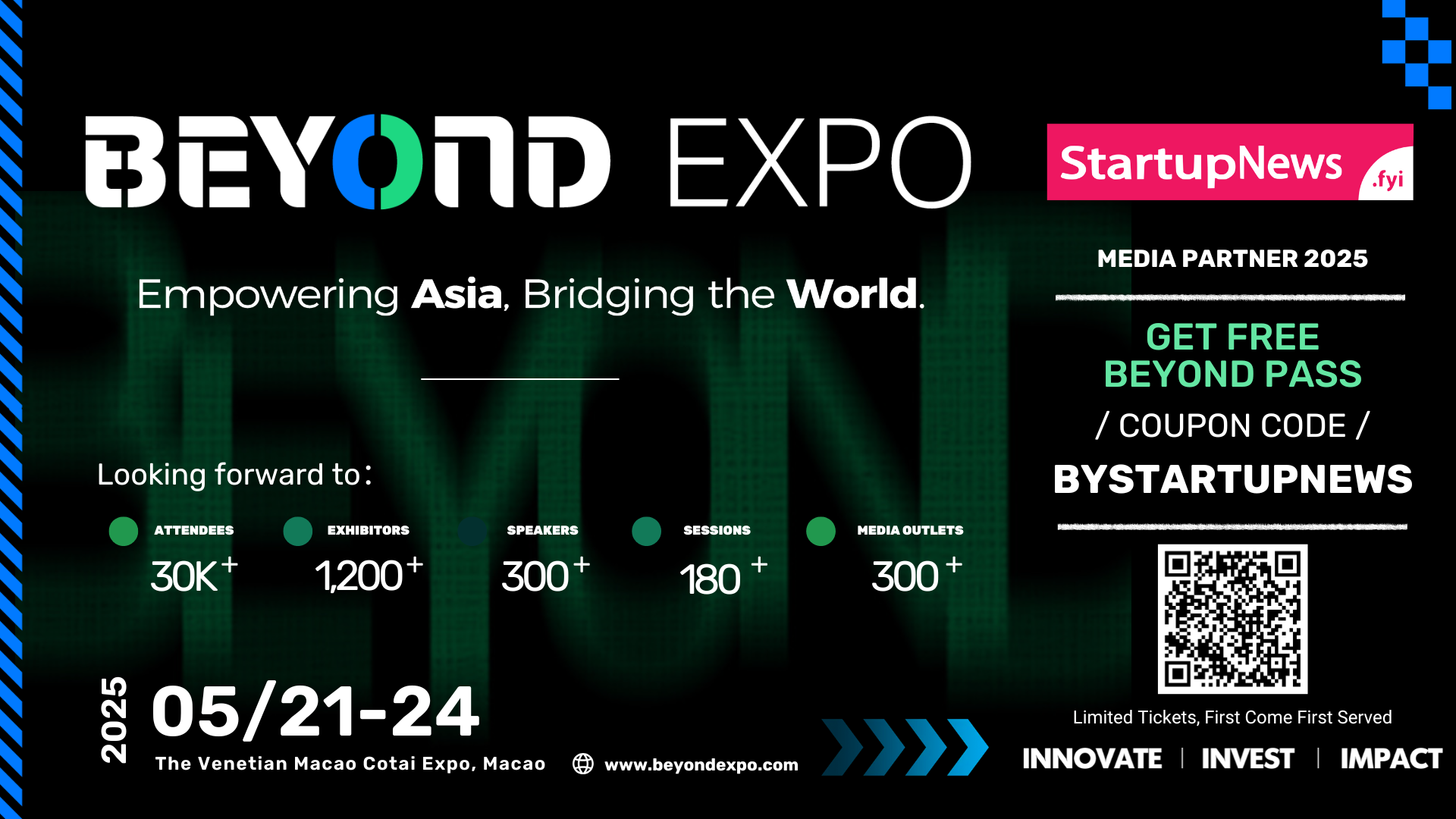 BEYOND Expo 2025 | Macao | May 21-24