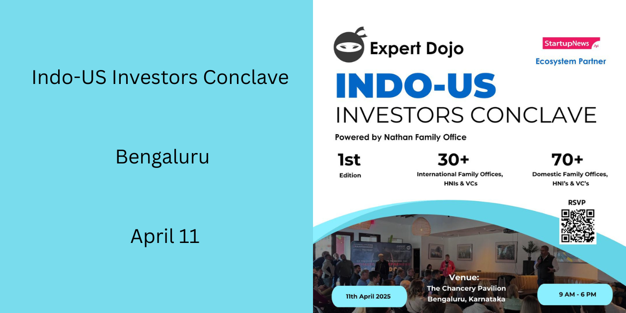 Indo-US Investors Conclave | Bengaluru | April 11