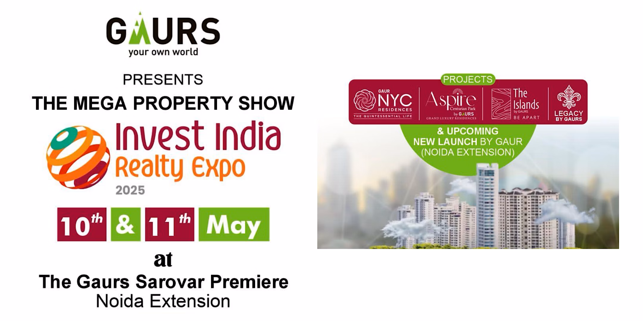 Invest India Realty Expo | Noida | May 10