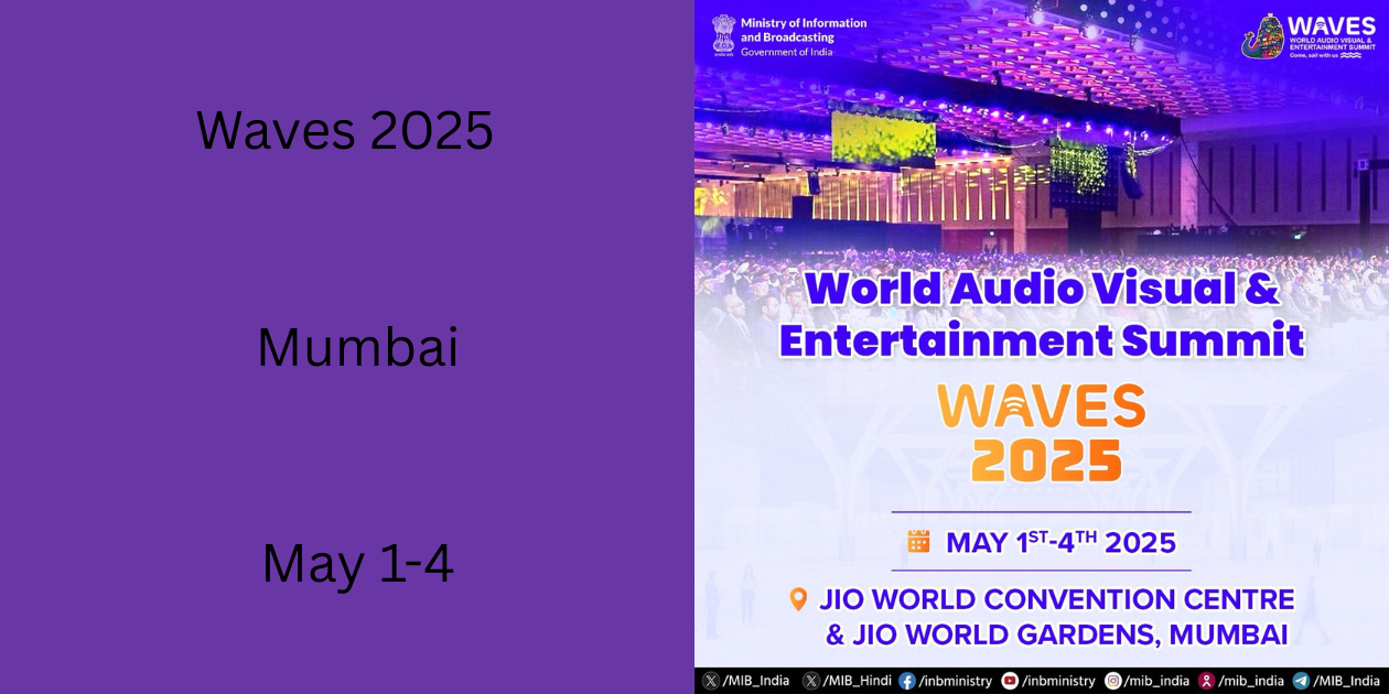Waves 2025 | Mumbai | May 1-4