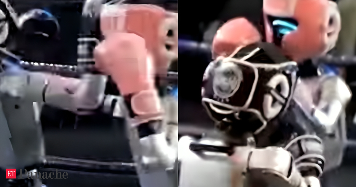 Have robots learned how to fight, literally? World’s first humanoid kickboxing match leaves viewers awestruck and uneasy