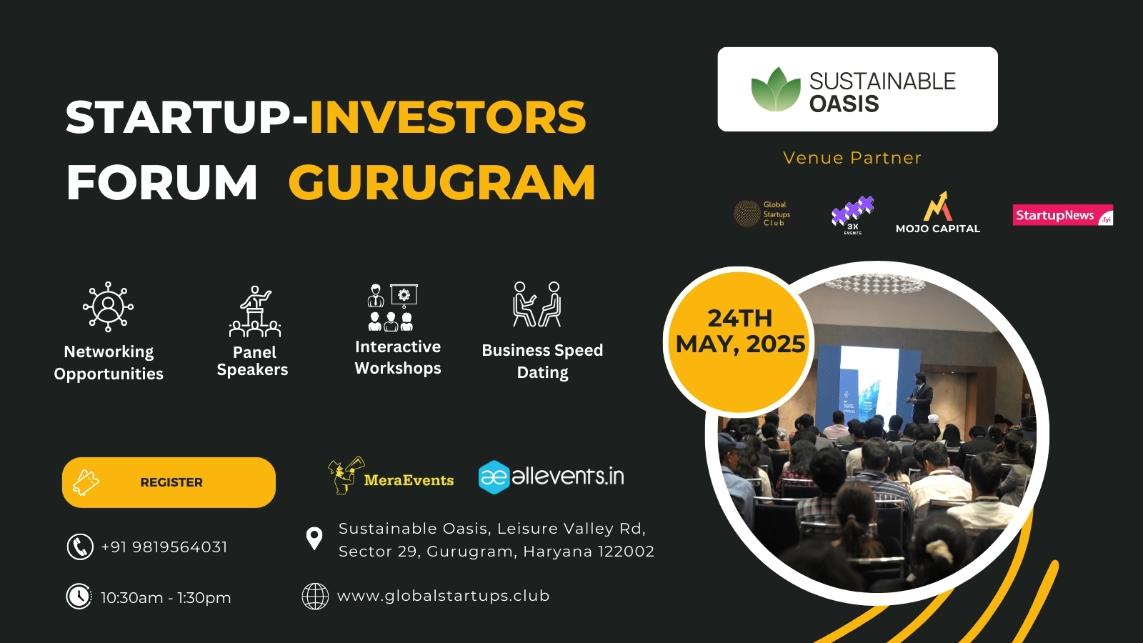 Startup Investor Forum | Gurugram | May 24
