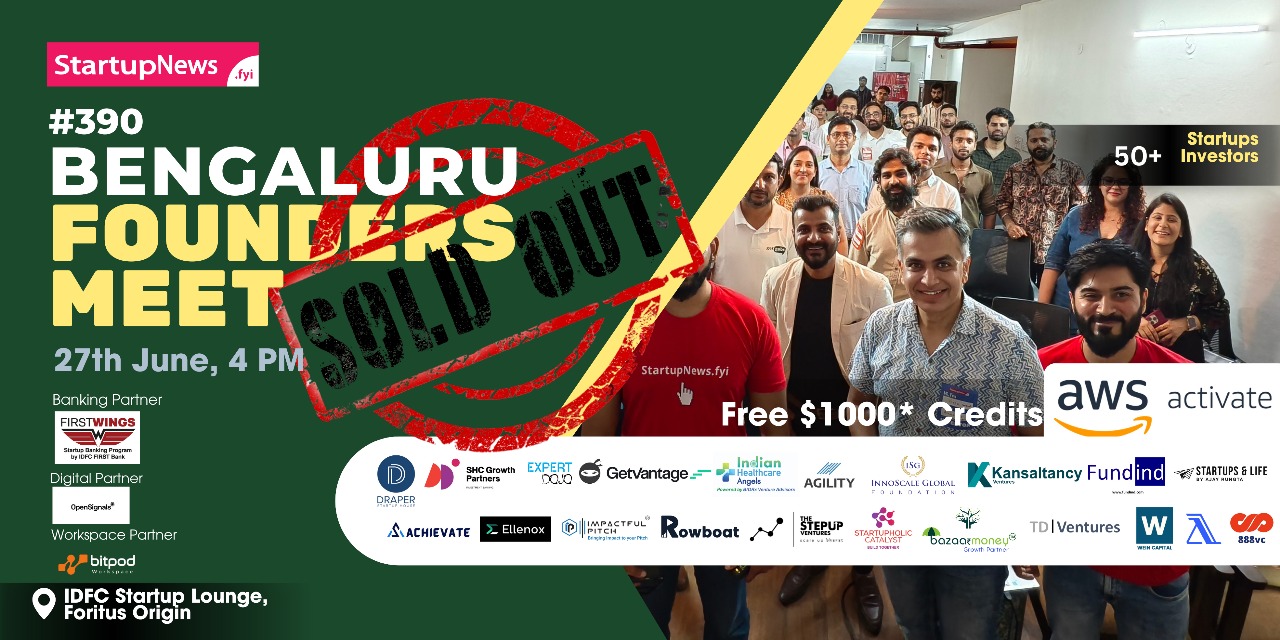 Founders Meet | Bengaluru | June 27