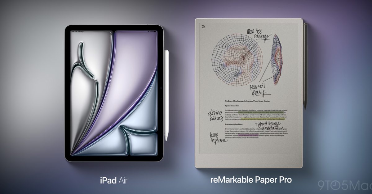 iPad Air vs reMarkable Paper Pro: Which tablet is best for note taking? [Updated]