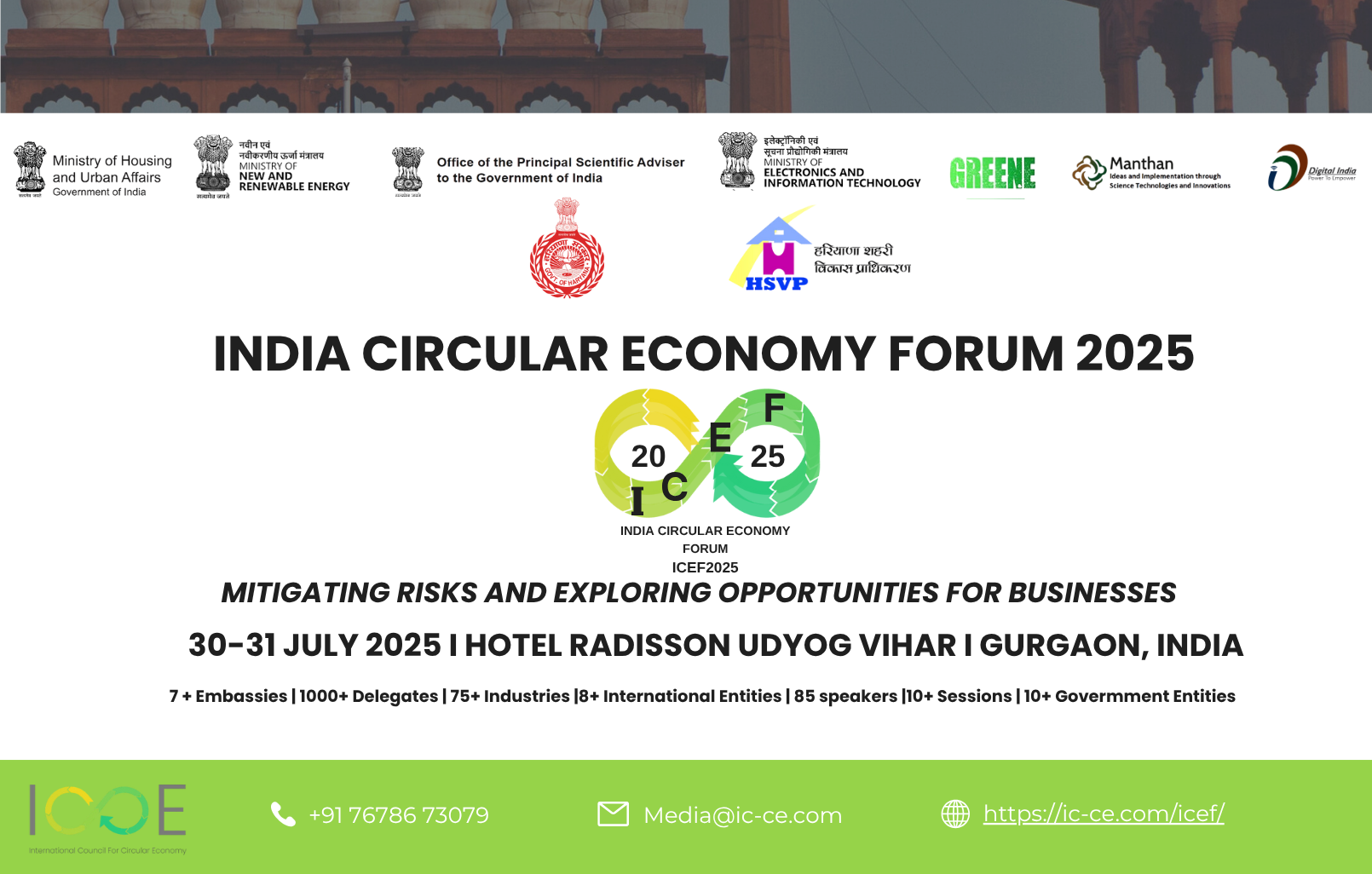 India Circular Economy Forum 2025 | Gurugram | 30-31 July