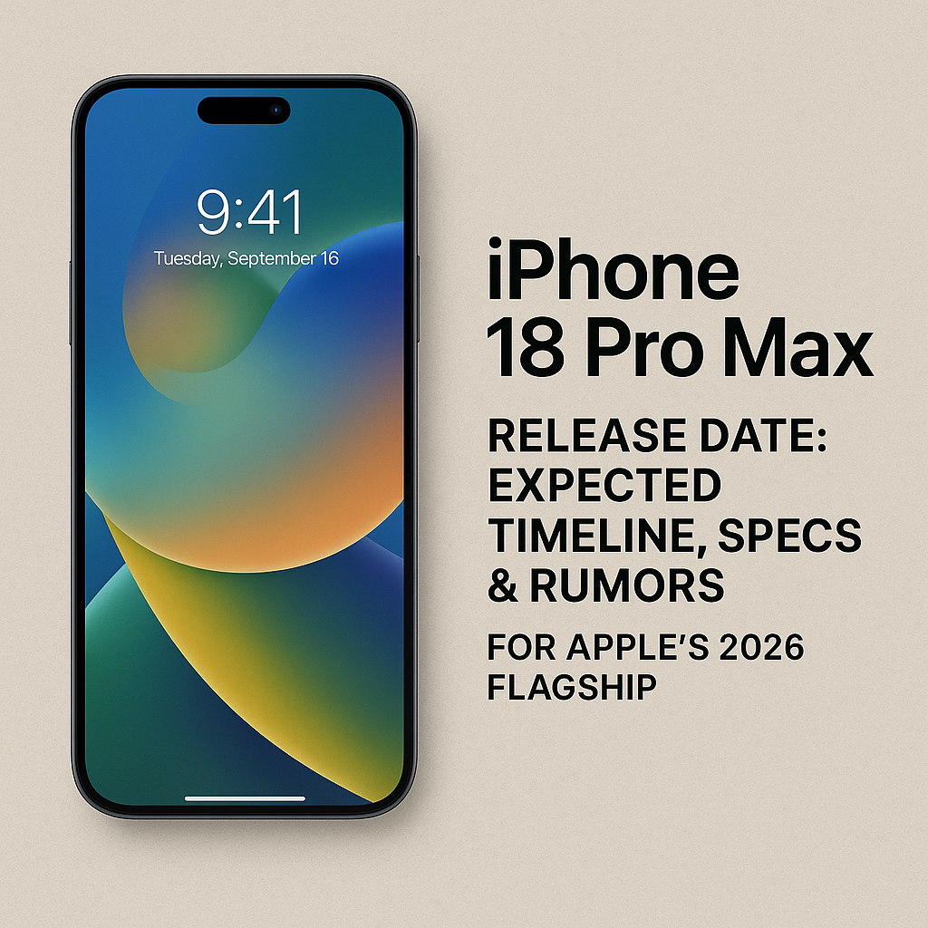 iphone 18 pro max release date