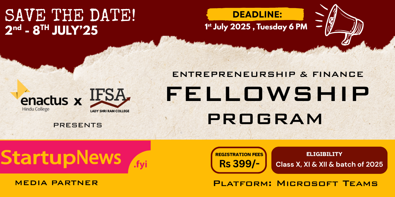 Entrepreneurship & Finance Fellowship Program | Online | July 2-8
