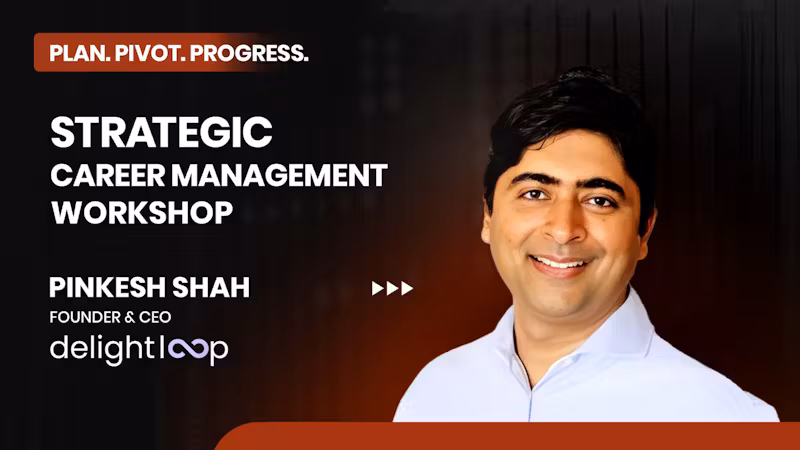 Strategic Career Management Workshop | Bengaluru | 26 July