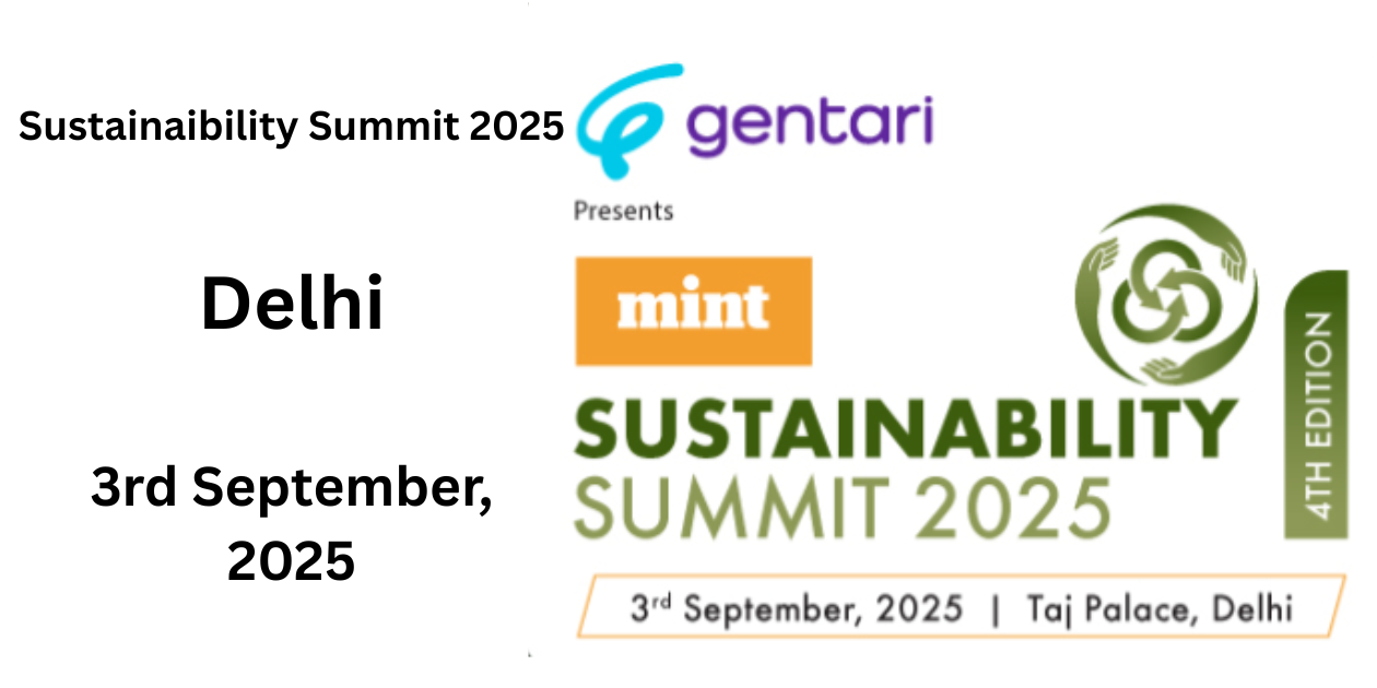 Mint Sustainability Summit | Delhi | 3 September