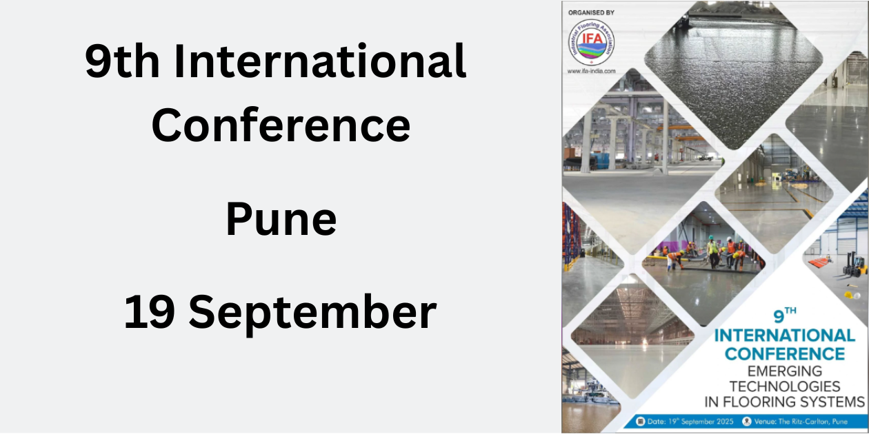 9th International Conference Emerging Technologies In Flooring | Pune | 19 Septmber